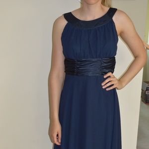 Connected Navy Blue Dress